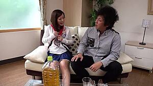 Petite Japanese Virgin Stepsis Tricked Into Rough Creampie Defloration?!