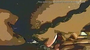 ebony pussy takes wet dildo and tongue team tag