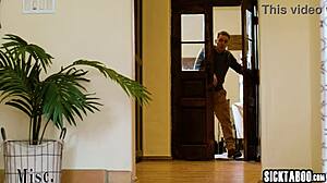 joshua lewis strokes huge cock on lauren phillips big tits milf taboo