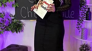 wanna see this sexy milf teacher in coffee nylons stockings heels big ass nightclub tease?