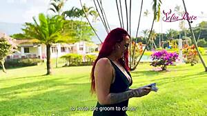 he catches boyfriend cheating so we forgive with hot threesome fuck