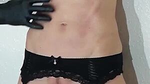 submissive redhead bound to machine squirts from rough whipping clamps