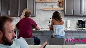 step bro's cock slips deep into me oops during self defense class taboo