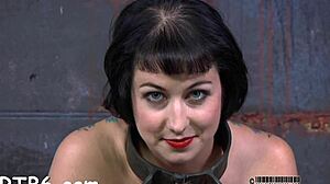 dominant bitch dominatrix forces naked slut into rough tight pussy bdsm