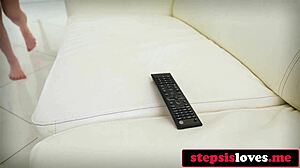 Stepsis bounces on bro's monster cock after court skills prove her wild side!