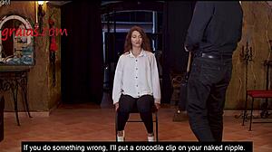 Pornstar Endures First-Time Whipping Humiliation as Slave