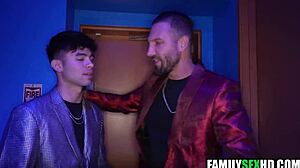 Stripper Stepdaughter’s Pussy Bribes Stepdad And Brother!