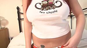 Ruby Rips Fishnet Dress, Teases Big Natural Boobs