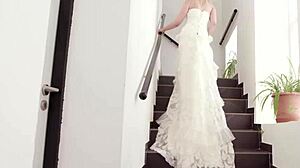 slammed bride vivian lola takes 6on1 rough anal dap atm balls deep gapes pee drink and cum swallow in shower