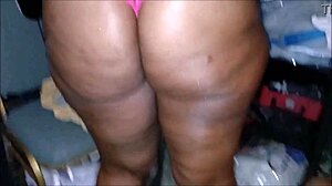damn that big booty ebony tatted babe slurped my load after begging dick...