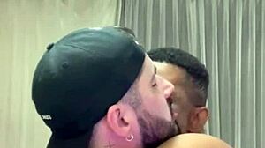 Intriguing gym stranger dominates muscular brazilian bodybuilder in first-time bdsm humiliation casting