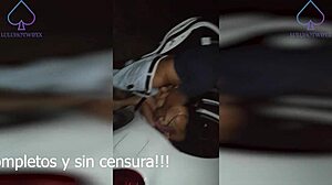 Neighbor dogging creampie in car while cuckold husband watches