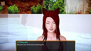 Big Titted Brunette Teen Milf Plays Redhead Game Seduction