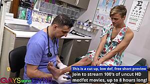 dr canada gives frank's football physical with anal fingering