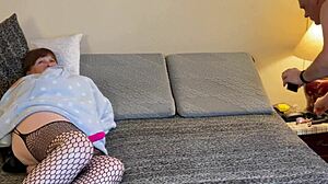 Granny Peggy Sue milks cock like a pro slut