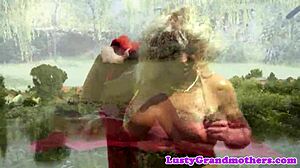 Granny, anal outdoors then ride that hard cock?