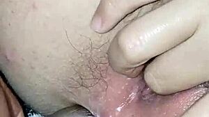 my mexican ass gets toyed anal creampied in homemade fuck