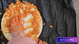 wanna taste these sexy milf soles and suck her kinky toes in shower