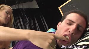 blonde shemale teases in stockings high definition hardcore reveal