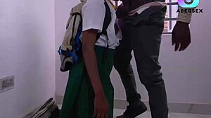 Bad teen pays teachers pussy for cash in wild threesome