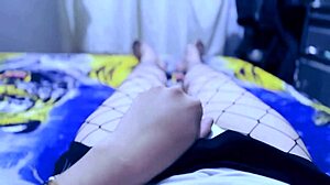 horny latina tranny sis sends accidental striptease vid?