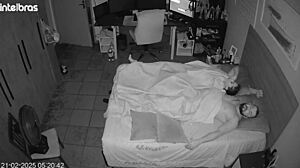 they pretend to forget the camera going crazy in bedroom ass play