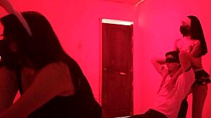 Sluts dance teasing virgin boy's 18th party?