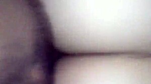 Girlfriend Bent Over for Ebony Doggystyle with Monster BBC