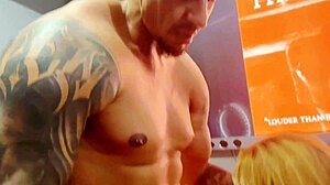 Stepdad Fucks Stepdaughter's Husband Anal Rough Creampie