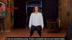 Pornstar Endures First-Time Whipping Humiliation as Slave