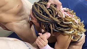 damn she slurped both cocks like a total greedy slut