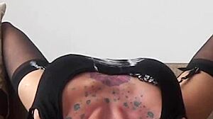 TURN THAT SLAVE ON WITH ROUGH FACE FUCKING AND GAGGING DEEPTHROAT SPIT!