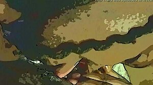 ebony pussy takes wet dildo and tongue team tag