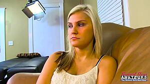 Why share one cock when two blondes crave it? Bailey and olyssia suck then get pounded hard.