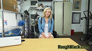 bbc stud roughly fucks slutty blonde teen cutie pov handjob