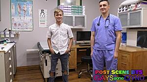 dr canada gives frank's football physical with anal fingering