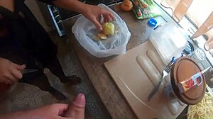 milfycalla's big-ass shorts blowjob compilation drives me wild