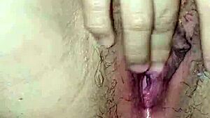 my mexican ass gets toyed anal creampied in homemade fuck