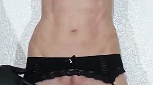 submissive redhead bound to machine squirts from rough whipping clamps