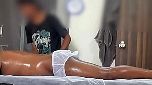 guy gets oily handjob happy ending massage parlor