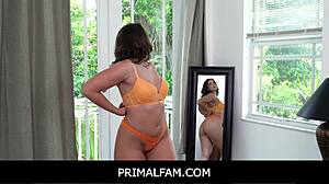 Stepmom Mandy Catches Stepsiblings in Taboo Fuck