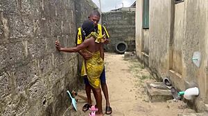 Black Pussy's Squirting Orgasms With Harveyxbush Backstage