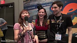 FionnaandJimmy Chaturbate Big Tits Asian Teen at AE Expo