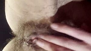 Teacher Fingers Dripping Hairy Pussy to Wild Orgasm Break