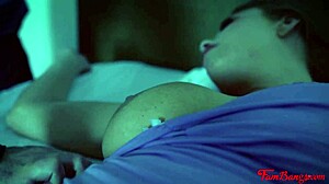 Stepmom Britney Ambers Rides Horny Stepson's Cock Wildly