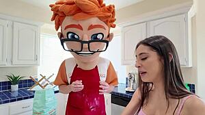 Petite Brunette Eva Generosi Sucks Cock Swallows Cum Facial