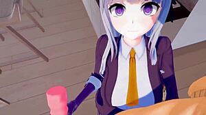 kyoko collects hot sperm in online video episode 24