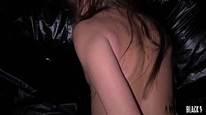 lights off and my neighbor milf turns nympho fisting her cervix wide open. homemade domination reveals squirting submissive whore