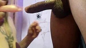 halloween elf deepthroats black dick sloppy in homemade latina style