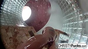 christy and dahlia hot shower bts oral tits pussy fun